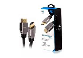 Cabo Hdmi Gold 2.1-8K Hd E Hdr Dinâmico- Versão Aprimorada