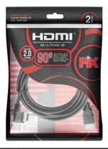 Cabo hdmi gold 90 graus -2.0 4k hdr 19p 2m - Pix