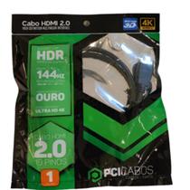 Cabo HDMI + HDMI 4K 2.0 1m PCI