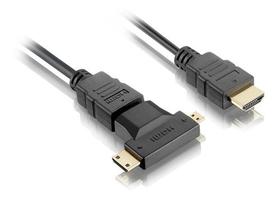 Cabo Hdmi-Hdmi Adaptador Micro/Mini Hdmi 1.4 - Elgin