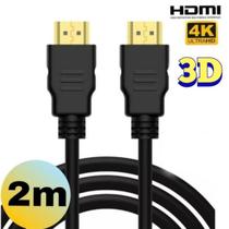 Cabo HDMI + HDMI Versão 2.0 4k Ultra HD 2M