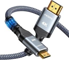 Cabo HDMI Highwings Mini HDMI para HDMI 4K 60 Hz 3 m de alumínio