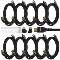 Cabo HDMI Ixable 4K Ultra HD HDMI 2.0 de 2 m (pacote com 10) Cabo HDMI Ixable 4K Ultra HD HDMI 2.0 de 2 m (pacote com 10)