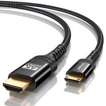 Cabo HDMI JSAUX Mini HDMI para HDMI 2.0 4K 60 Hz 15 pés preto