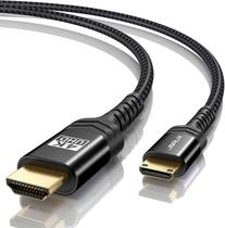 Cabo HDMI JSAUX Mini HDMI para HDMI 2.0 4K 60Hz 1m Cabo HDMI JSAUX Mini HDMI para HDMI 2.0 4K 60Hz 1m