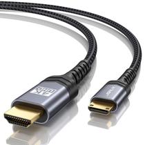 Cabo HDMI JSAUX Mini HDMI para HDMI 2.0 4K 60Hz 3m - Cinza