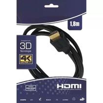 Cabo HDMI Macho 2.0 19 Pinos 4k UltraHD 1,80 Metros - 7056 - Central Cabos