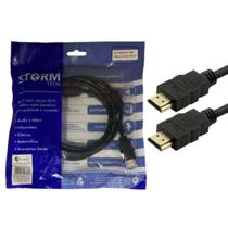 Cabo HDMI macho HDMI femea 2.0 4K com filtro 2M Storm