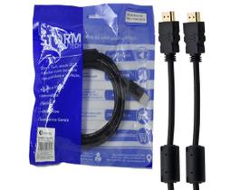 Cabo HDMI macho HDMI femea 2.0 4K com filtro 2M Storm