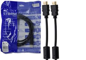 Cabo HDMI macho HDMI femea 4K com filtro 2 Metros Storm