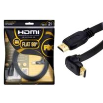Cabo Hdmi Macho X Macho 2.0 4K Hdr 19 Pinos 90 Graus Cabo Hdmi Macho X Macho 2.0 4K Hdr 19 Pinos 90 Graus