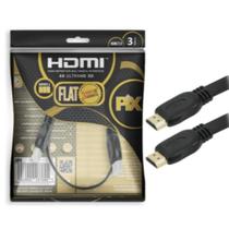 Cabo Hdmi Macho X Macho 2.0 4K Hdr 19 Pinos Flat 3,0 Metros Cabo Hdmi Macho X Macho 2.0 4K Hdr 19 Pinos Flat 3,0 Metros