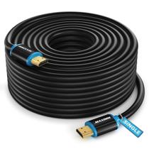 Cabo HDMI Maximm 4K Ultra HD 15m Cabo HDMI 2.0 50 pés Cabo HDMI Maximm 4K Ultra HD 15m Cabo HDMI 2.0 50 pés