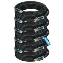 Cabo HDMI Maximm 4K Ultra HD 9,14 m (pacote com 5) trançado de nylon Cabo HDMI Maximm 4K Ultra HD 9,14 m (pacote com 5) trançado de nylon