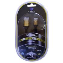 Cabo hdmi (mini hdmi) high speed c/ ethernet - 0,75m gs-3060/0,75m - DIAMOND
