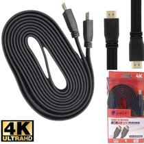 Cabo HDMI Nylon Alta Definição 3 Metros Ultra HD 4K Computador TV Filmes