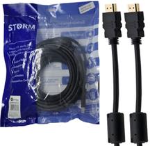 Cabo HDMI P/HDMI 1.4 C/Filtro 10m Preto CBHM0006 Storm Cabo HDMI P/HDMI 1.4 C/Filtro 10m Preto CBHM0006 Storm