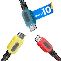 Cabo HDMI Pacroban de 1,8 m, pacote com 10 unidades de ultra-alta velocidade 8K eARC