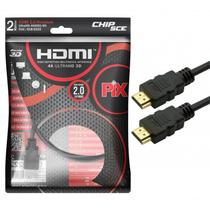 Cabo Hdmi Pix 2.0 4K Hdr 19 Pinos 2Mt