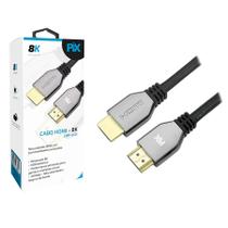 Cabo Hdmi Pix Gold 2.1 8k Ultra Hd E Hdr 1.5mt 018-2121 PS5 Cabo Hdmi Pix Gold 2.1 8k Ultra Hd E Hdr 1.5mt 018-2121 PS5