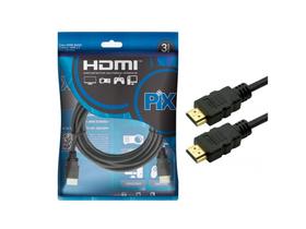 Cabo HDMI Pix V 1.4 M x M S/Filtro UltraHD 3,0Mts 018-0314