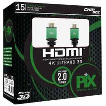 Cabo hdmi plus - 2.0 4k hdr 19p 15m - com filtro 018-1520