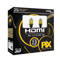 Cabo Hdmi Plus - 2.0 4K Hdr 19P 25 Metros - Com Repetidor