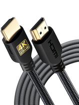 Cabo HDMI PowerBear 4K de 15 pés de alta velocidade com conectores dourados