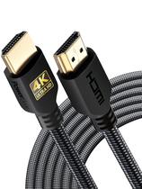 Cabo HDMI PowerBear 4K de 20 pés de alta velocidade com conectores dourados