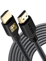 Cabo HDMI PowerBear 4K de 30 pés de alta velocidade com conectores dourados