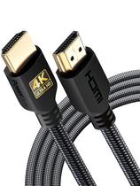 Cabo HDMI PowerBear 4K de alta velocidade de 10 pés com conectores dourados
