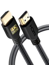 Cabo HDMI PowerBear 4K de alta velocidade de 1,8 m com conectores dourados