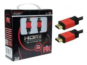 Cabo Hdmi Premium 2.0 4k Hdr 19p 3d Ultra C/ Filtro 10 Metro Cabo Hdmi Premium 2.0 4k Hdr 19p 3d Ultra C/ Filtro 10 Metro