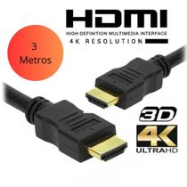 Cabo Hdmi Premium 3M Alta Velocidade 4K Ultra Hd Televisores