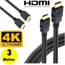 Cabo Hdmi Premium Gold 4k 3d 3 Metros Full Hd Blindado Novo