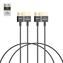 Cabo HDMI RUIPRO 8K Ultra Thin HDMI 2.1 0,5 m, pacote com 2