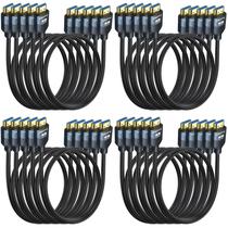 Cabo HDMI RyzzRooa 8K 2.1 1,8 m de alta velocidade, pacote com 20