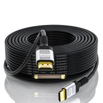 Cabo HDMI Soonsoonic 4K de 100 pés com amplificador de sinal HDMI 2.0 Cabo HDMI Soonsoonic 4K de 100 pés com amplificador de sinal HDMI 2.0