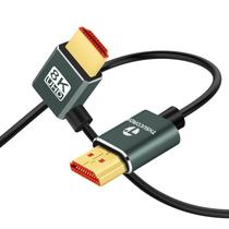 Cabo HDMI Thuscords Ultra Thin 8K HDMI 2.1 90 Ângulo esquerdo 3m Cabo HDMI Thuscords Ultra Thin 8K HDMI 2.1 90 Ângulo esquerdo 3m