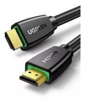 Cabo Hdmi Ugreen 2.0 4k 60hz 3d Hdr Nylon Reforçado 2 Metros Cabo Hdmi Ugreen 2.0 4k 60hz 3d Hdr Nylon Reforçado 2 Metros