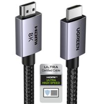 Cabo HDMI UGREEN 8K 2.1 (5m) - 48Gbps - Compatível com PS5, Blu-ray e Roku