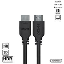 Cabo HDMI ULTRA 2.1 28AWG Puro Cobre 8K 2 Metros - PHM21-2 Cabo HDMI ULTRA 2.1 28AWG Puro Cobre 8K 2 Metros - PHM21-2