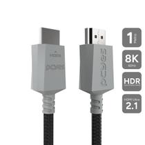 Cabo Hdmi Ultra 2.1 8k 1080/144hz - Conec. Cinza - 1 Metro - Nylon - Phu21p Cabo Hdmi Ultra 2.1 8k 1080/144hz - Conec. Cinza - 1 Metro - Nylon - Phu21p