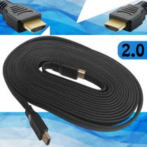 Cabo HDMI Ultra Hd 3d 4k Alta Resolução 1080p Tv 3 e 5 Metros Versão 2.0