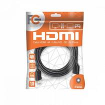 Cabo hdmi ultra hd 4k - 2 metros