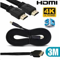 Cabo HDMI Ultra Resistente 4K HDR 3 Metros Alta Qualidade Computador TV Filmes Cabo HDMI Ultra Resistente 4K HDR 3 Metros Alta Qualidade Computador TV Filmes