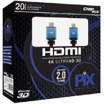 Cabo Hdmi Ultrahd 1.4 3D 4K 20 Metros 018-2014