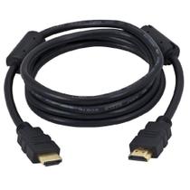 Cabo HDMI V.2.0 3D 4K Ultra HD 6mm Preto - 1.8 Mts