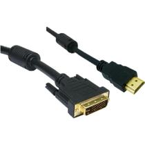 Cabo HDMI X DVI 24+5 com Filtro Granel 2METROS Cabo HDMI X DVI 24+5 com Filtro Granel 2METROS