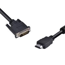 Cabo HDMI x DVI-D Vinik, 24+1 Pinos, 2 Metros, Preto - 25558